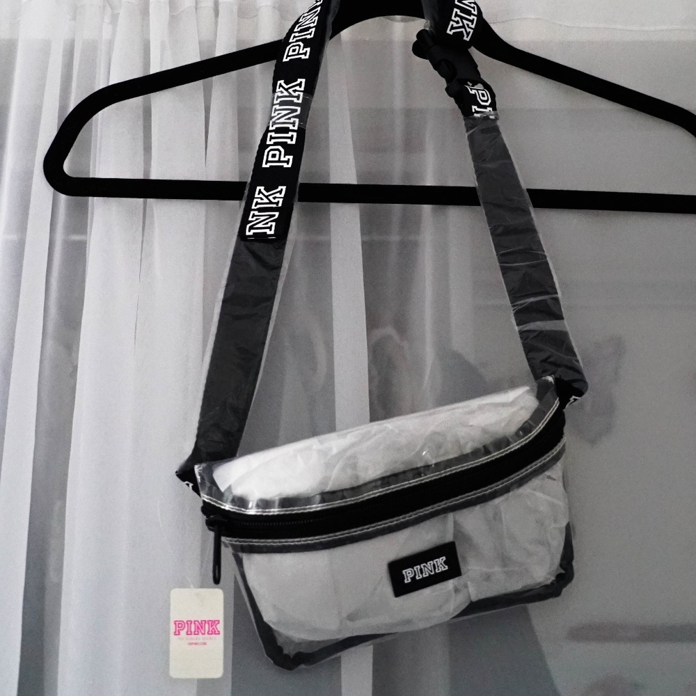 NEW Victoria’s Secret PINK Clear Fanny Pack